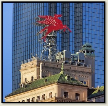The roof of the Magnolia Hotel